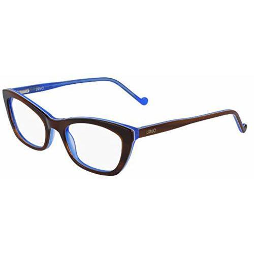 New Liu Jo Lj 2714 247 Striped Brown & Blue Eyeglasses 52mm With Lj Case